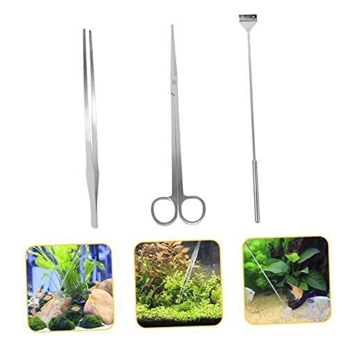 BESTonZON Aquarium Cleaning Set Quick Algae for Fish Tank Grass Trimmers for Aquariums