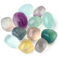 DUQGUHO Fluorite Crystals Healing Crystal Stones Set Natural Crystals Bulk Irregular Stones 0.45 lbs - color: Fluorite
