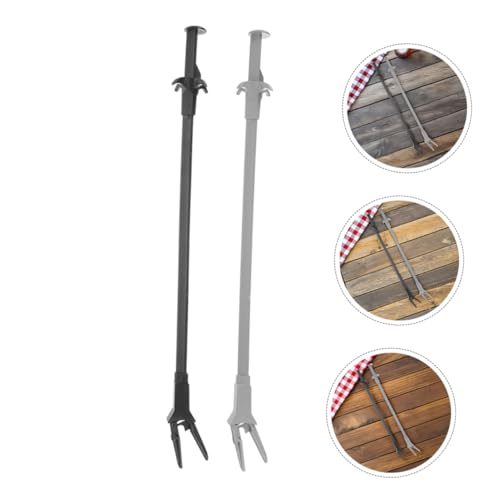 VICASKY 4pcs Extra Long Aquarium Tweezers Sturdy Fish Tank Tools for Planting Cleaning Aquatic Plants Versatile Clips for Feeding Maintenance Aquascaping