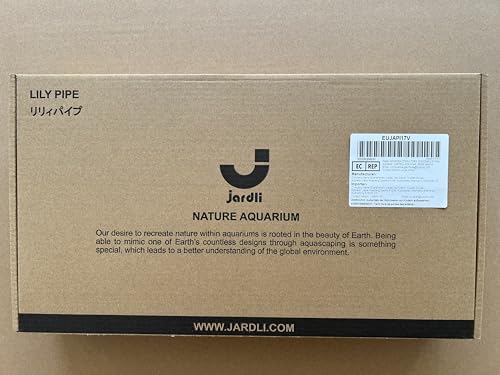Violet Glass Inflow Pipe for Aquarium Planted Tank (17mm for 5/8''(16/22mm) tubing)