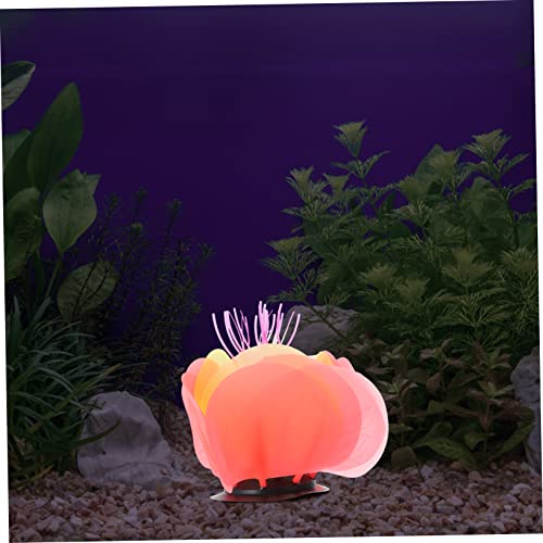 Milisten Colorful Water Lily Decoration for Aquariums Lifelike Aquatic Plant Ornament for Fish Tanks for Freshwater and Environments
