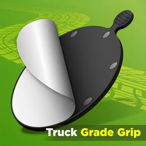 1 pc Heavy Duty Dashboard Pad Mounting Disk for Semi Trucks 4.5" (114.3 mm) Adhesive Disc for Suction Cup Phone & Tablet Mounts, GPS & Dash Cam Trucker Mounts Adhesive, Extra Strong w/Side Grip - size: Pack of 1