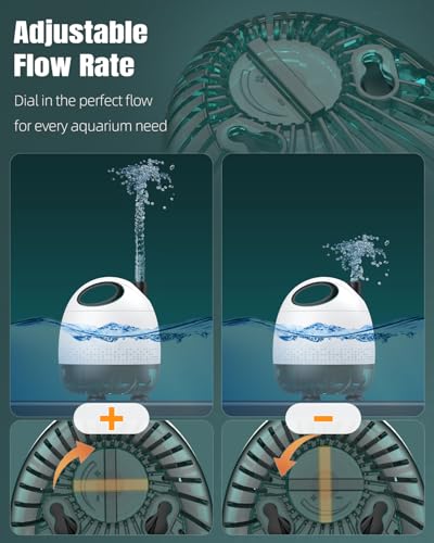 Pawfly 230 GPH 12 W Submersible Water Pump Small Portable Fountain Pump with 3.3 ft High Lift Ultra Quiet Aquarium Pump with 2 Nozzles & 3.9 ft Power Cord, Water Pump for Ponds, Gardens & Fish Tanks