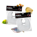Aquatop RFP-FZ3 Fine White Filter Pads – Fits FZ3-UV Canister Filters – Controls Fine Particles – Keeps Water Clear – Easy to Install – 2 Pack - size: FZ3