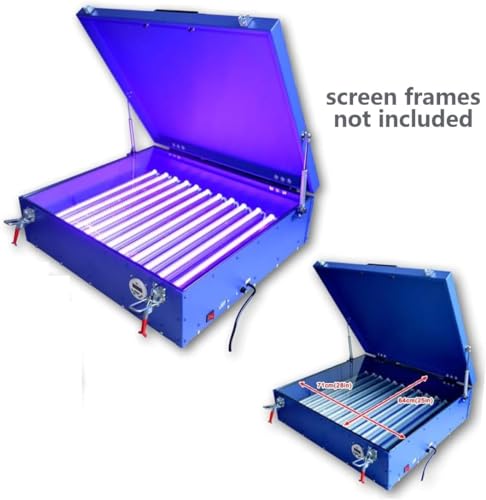 TECHTONGDA UV Exposure Unit 24x28 Inches Silk Screen Printing LED Light Box Plate Burning 110V