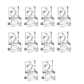 Sturdy Aquarium Cover Clip Holder Set of 10 Fish Tanks Lid Holder Stand Easy Install Acrylic Clamp Clips Aquarium Lid for Fishtanks - color: Suitable for 8 mm