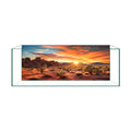 Aquarium Background & Terrarium Background – Ultra HD Static Cling, Tape-Free, Desert Sunset Design for Reptile Tank Decorations, Perfect for Bearded Dragon and Leopard Gecko Tanks 11.8 X 23.6 Inches - size: 11.8 X 23.6 Inches