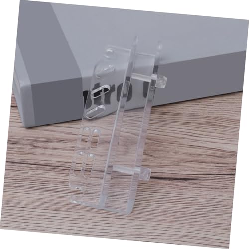 Kisangel Water Plant Tools Maintenance Kit Acrylic Holder Rack for Aquarium Tank Storage Shelves Fish Tank Decorations