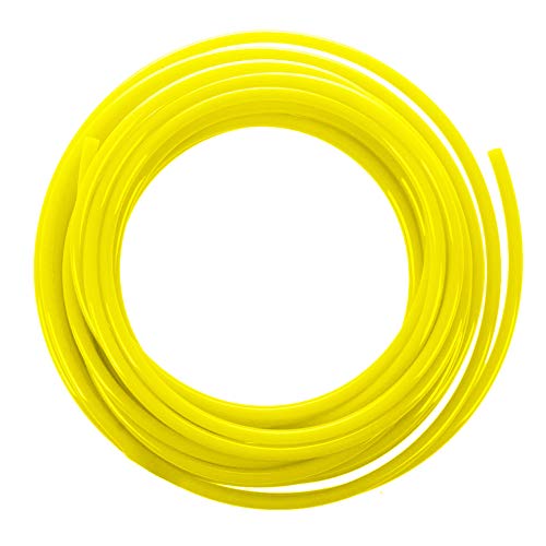 Beduan Pneumatic Tubing Pipe 1/4" OD Yellow Air Compressor PU Line Hose Tube for Water Fluid Transfer 12Meter 39.4ft - color: Yellow, size: 1/4" OD-39.4ft