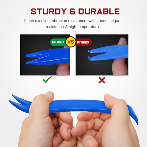 Nilight 1045Pcs Car Push Retainer Clips Auto Fasteners Kit 30 Most Popular Sizes Nylon Bumper Fender Rivets with 5 Fasteners Remover 10 Cable Ties for Toyota GM Ford Honda Chevy - color: 1000Pcs Clips + 45 Remover