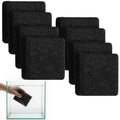 8 Pcs Aquarium Scrubber Supplies Hand Held Scrubber Pad Fish Tank Glass Sponge Dual Sided Surface Brush Tools for Glass Aquariums, 3.15 x 3.15 Inches