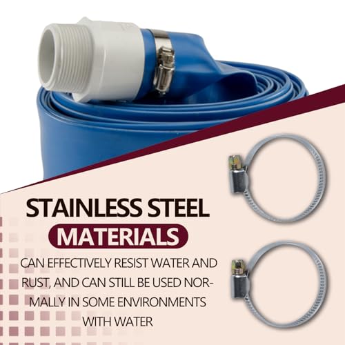 10Pcs Narrow Band 9mm Steel Adjustable Hose Clamp Hoop 40-60mm HC40-60/9 (40-60mm) - size: 40-60mm