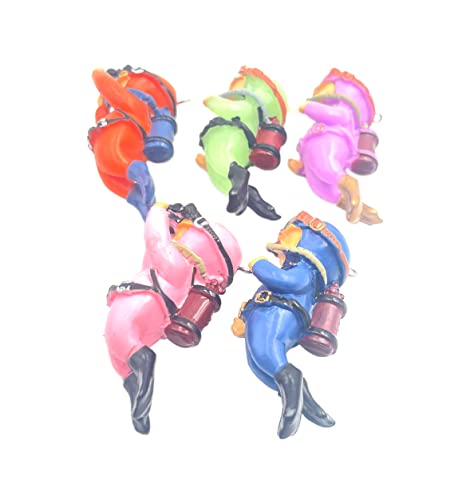 5Pcs Floating Fish Tank Decorations, Cute Little Diver Aquarium Decoration Fish Tank Aquarium Diver Ornament Accessories - color: Mixed Color