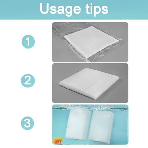 AQUANEAT 6-Pack Replacement Filter Sponge Pads, Aquarium Foam Insert Compatible with AquaClear 70, Fish Tank Filter Media