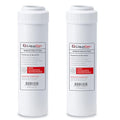 LiquaGen Nitrate Reduction Water Filter Cartridge – Strong Base Anion Resin, Reusable & Refillable, Universal 2.5x10, 2.5x20, 4.5x10, 4.5x20 – Whole House & Aquarium RO/DI (2, 2.5" x 10") - size: 2.5" x 10"