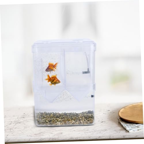 BESPORTBLE 2pcs Betta Fish Aquarium Fry Breeding Box Fish Hatching Container Aquarium Gravel Tank Incubator