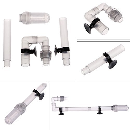 Aquarium Canister Filter Intake Tube with Biochemical Sponge Pre-Filter 12mm Inlet Pipe Replacement Fittings for Sunsun HW-603B HW-602B Fish Tank External Filter Accessories
