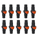SEAFLO in-Line/ 90° Quick Disconnect Non-Return Check Valve PA6+GF+POM Construction, Anti-Backflow Design, Versatile Applications (Choose Size and Style) - size: 10 Pack, style: Inline Straight 1-1/4"-1½"