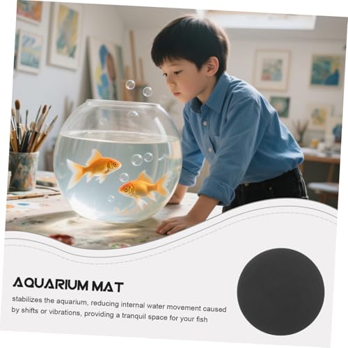 Non-Slip Fish Tank Mat Nonslip Tank Bottom Mat for Aquarium Nonslip Pad Reptile - size: 12.00X12.00X1.00CM