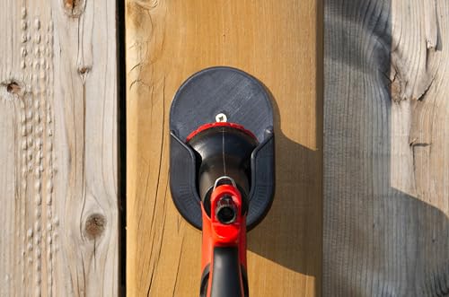 Nozzle Dock - Garden Hose Nozzle Holder | Wall-Mount Hook for Outdoor Spray Nozzles (Black) - color: Black