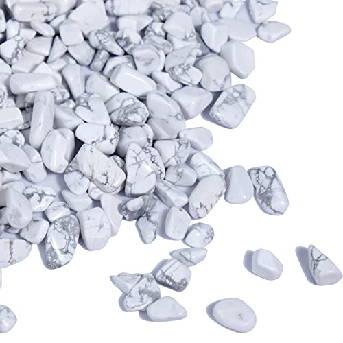 gemshan 2lb Natural White Rocks 7mm-9mm, River Rocks for Plants Succulents, Withe Stone Pebbles for Aquarium Vase Decoration - color: Turquoise