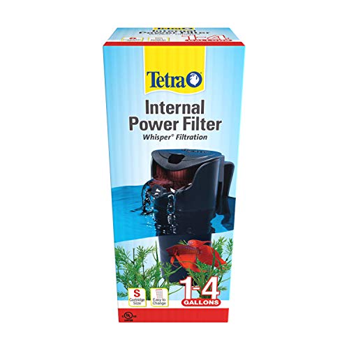 Tetra Whisper 4i Internal Power Filter, Filtration for Aquariums Between 1 and 4 Gallons - size: 1 - 4 Gallons