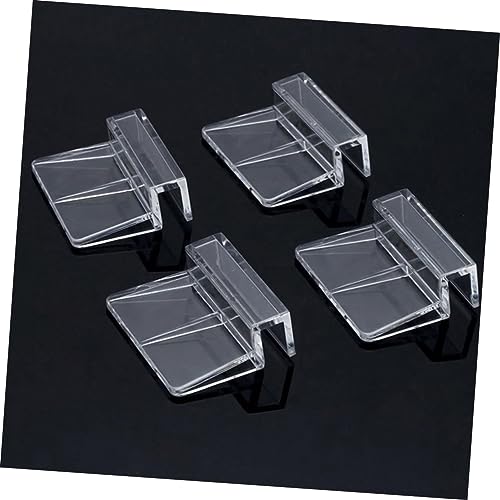 BESPORTBLE Fish Tank Lid Support Bracket Acrylic Clips 6 Pack 8mm Thick for Aquarium Glass Covers