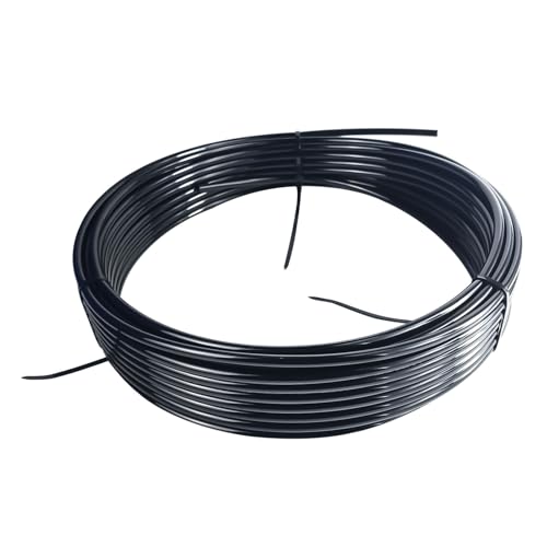 1/2" Black Nylon Air Line Tubing - 50 FT Air Hose, DOT Approved for Air Brake Tubing Suspension Or Fluid Transfer - size: 1/2"OD 50FT