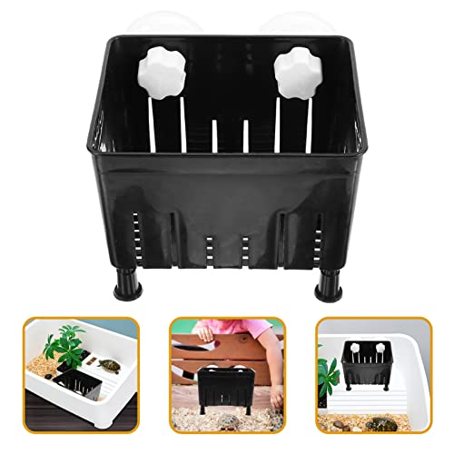Betta Fish Tank 1 Set of Aquarium Fish Box Hatching Incubator Box Nursery Aquarium Spawning Incubator for Tank Black - color: Black