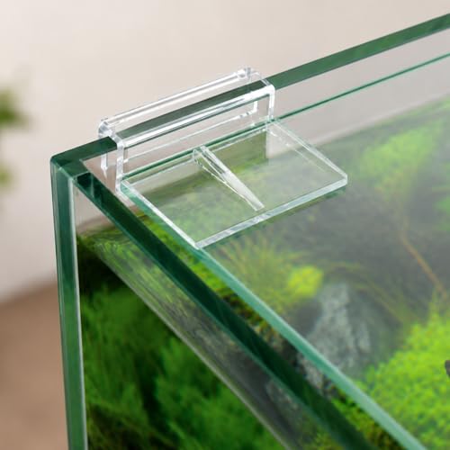10 Pack Transparent Aquarium Lid Clips 6.3mm Aquarium Cover Bracket Rimless Fish Tank Glass Cover top Support Acrylic and Glass Aquariums top Clips Aquariums Hood Holder Plastic Fish Tank Covers