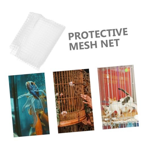 ORFOFE Fish Tank Mesh Cover Jump Netting for Aquariums Protective Barrier for Preventing Fish Escape and