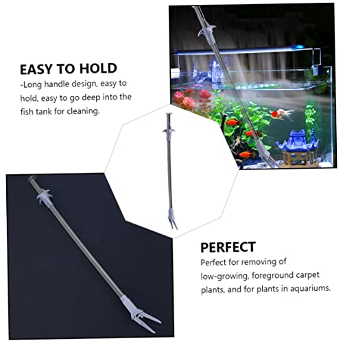 2pcs Aquatic Planting Clips for Fish Tanks Waterweed Grabber Aquarium Cleaning and Feeding Tool