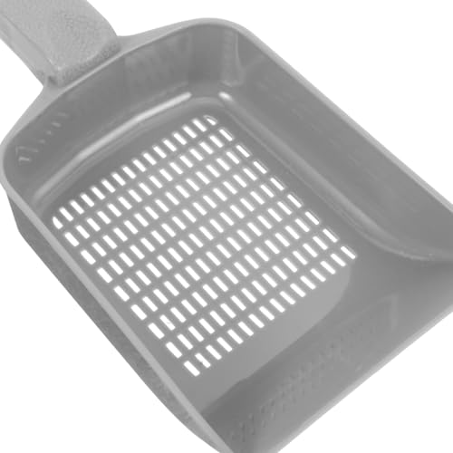 ABOOFAN Aquarium Sand Shovel Fish Tank Cleaning Tool Plastic Sediment Scoop Gray Convenient Gravel for Aquarium Maintenance