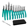C&T 11-Piece Jewelry Plier Sets,Jewelry Making Tools Kit, Micro Jewelry Pliers Set, Stainless Steel Tweezers with Storage Pouch, Pliers set for Jewelry Making Supplies - style: 11PC