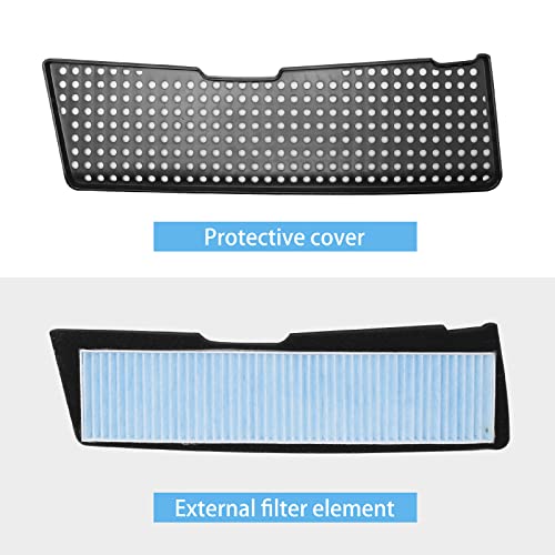 2 Pack Tesla Model 3 Air Filter Intake Accessories, Replacement for Tesla Model 3 2026 2025 2024 2023 2022 2021 Air Intake Grille ABS Protection Cover