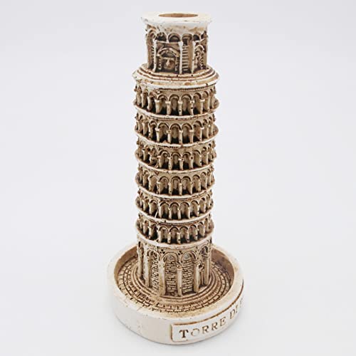 Leaning Tower of Pisa Fish Tank Decorations Reptile Turtle Lizard Spider Tanks Terrarium Building Construction Décor Ornament Pet - color: Leaning Tower of Pisa