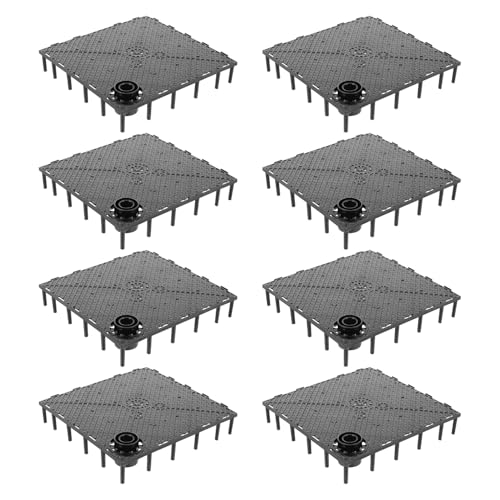 12pcs Aquarium Bottom Divider Filter Boards Black Isolation Plates for Fish Tank Partition Sand Separation Aquarium Filter Accessories