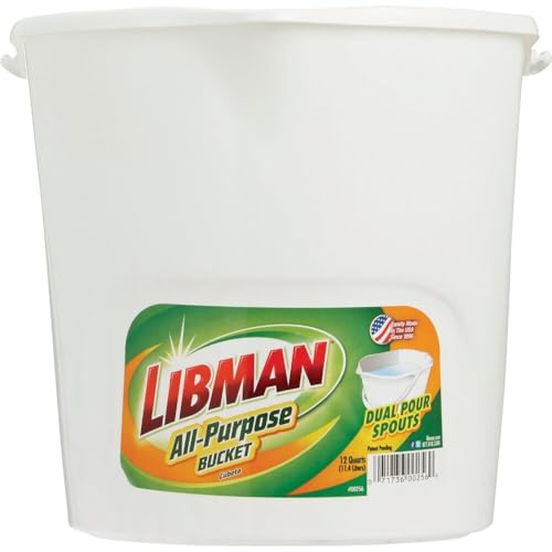 Libman 3 Gal. White All-Purpose Dual Spout Bucket - 1 Each
