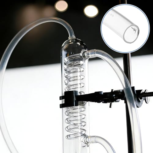 M METERXITY Vinyl Tubing 10mm ID x 12mm OD 100ft Flexible Plastic Tube with 2 Hose Ties, Lightweight Hybrid PVC Hose for Water Gardening/Airline/Aquarium Tubing [Clear] - size: 10mm ID x 100ft