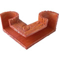 Aquarium Cave Corner Decoration, Natural Wood-Like Fish Tank Cave Hideout for Aquarium