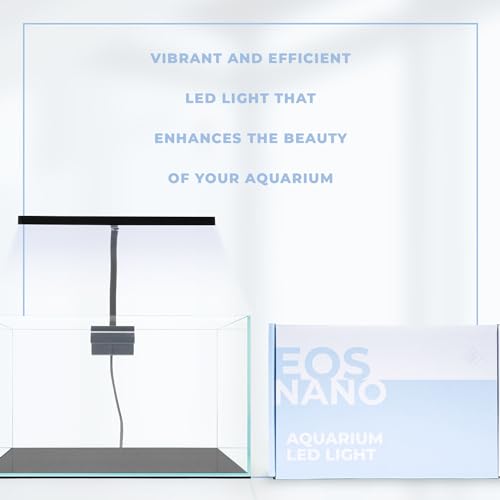 Aqua Worx EOS LED Aquarium Light - Adjustable Gooseneck for Fish Tanks - Full Spectrum Nano Tank Lighting - N7 White - color: N7 White