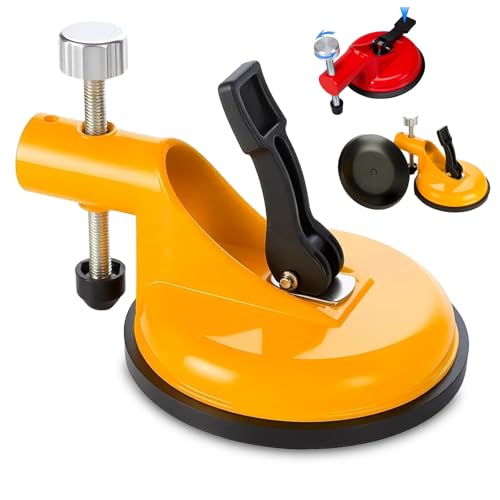 Adjustable Height Setter - Professional Countertop Leveling Tool, New Suction Cup Leveling Device for Floor Gap, Suit for Granite, Marble, Quartz Slabs (Orange) - color: Orange