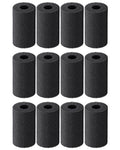 Pawfly 12 Pack Pre-Filter Sponge, Aquarium Filter Sponge 0.8" Intake Sponge Foam Roll for Small Fish Shrimp Fry Fish Tank Covers Accessories