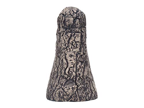 Plecoceramics Pleco Cave Cone Breeding Ceramic Decorations Fish Tank Aquarium (Gray) - color: Gray