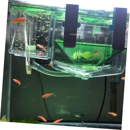 BESPORTBLE Aquarium Fish Breeding Isolation Tank Transparent Acrylic Incubator Box for Juvenile Fish Shrimp Protection with Self Guided Home Aquarium Hatchery