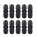 10 Pack 1/2 Inch Drip Irrigation Coupling Connectors (1/2" ID x 0.65" OD) - 1/2'' Drip Line Anti-Drop Barbed Locked Straight Connectors for 1/2 Inch Drip Tubing Garden Irrigation System - size: 1/2 inch Coupling