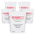 Custom Shop Paint Mixing Cups, 32-Ounce (12 Pack) - Plastic Measuring Cups for Liquids, Automotive Painting, Epoxy Resin, Acrylic Arts, Crafts, Disposable or Reusable, Graduated, Mixing Ratios - style: 12 Cups