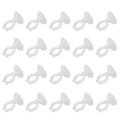 MroMax Aquarium Suction Cup Clips Airline Tubing Hose Heater Clips Clamps Holder for Fish Tank Clear 28mm to 32mm 20Pcs - size: 20pcs 28mm to 32mm