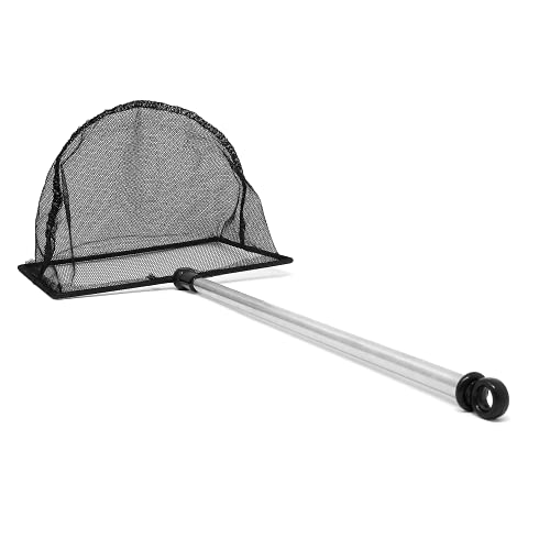 Long Handle Fine Net Fish Tank Net – Retractable 24 inches - size: 6 Inch