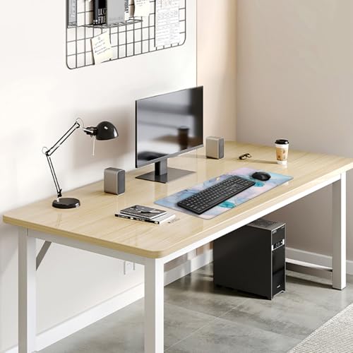 Cyan Blue Marble Desk Pad Mouse Pad,Large XL Mouse Mat with Stitched Edges,Non-Slip Rubber Base Mousepad for Office PC Keyboard Laptop and Home Work Desk Mat(27.5X11.8 in) - color: Light marble